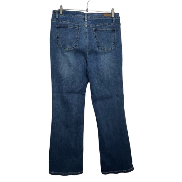 BLEU Women’s Jeans Size 12 (32x30) Bootcut Stretch Denim Blue - Picture 2 of 9